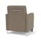 Lesro Siena Lounge Reception Guest Chair w/ Front Casters, 27 in W 29.5 in L 32.5 in H SN1101 - alternate 3